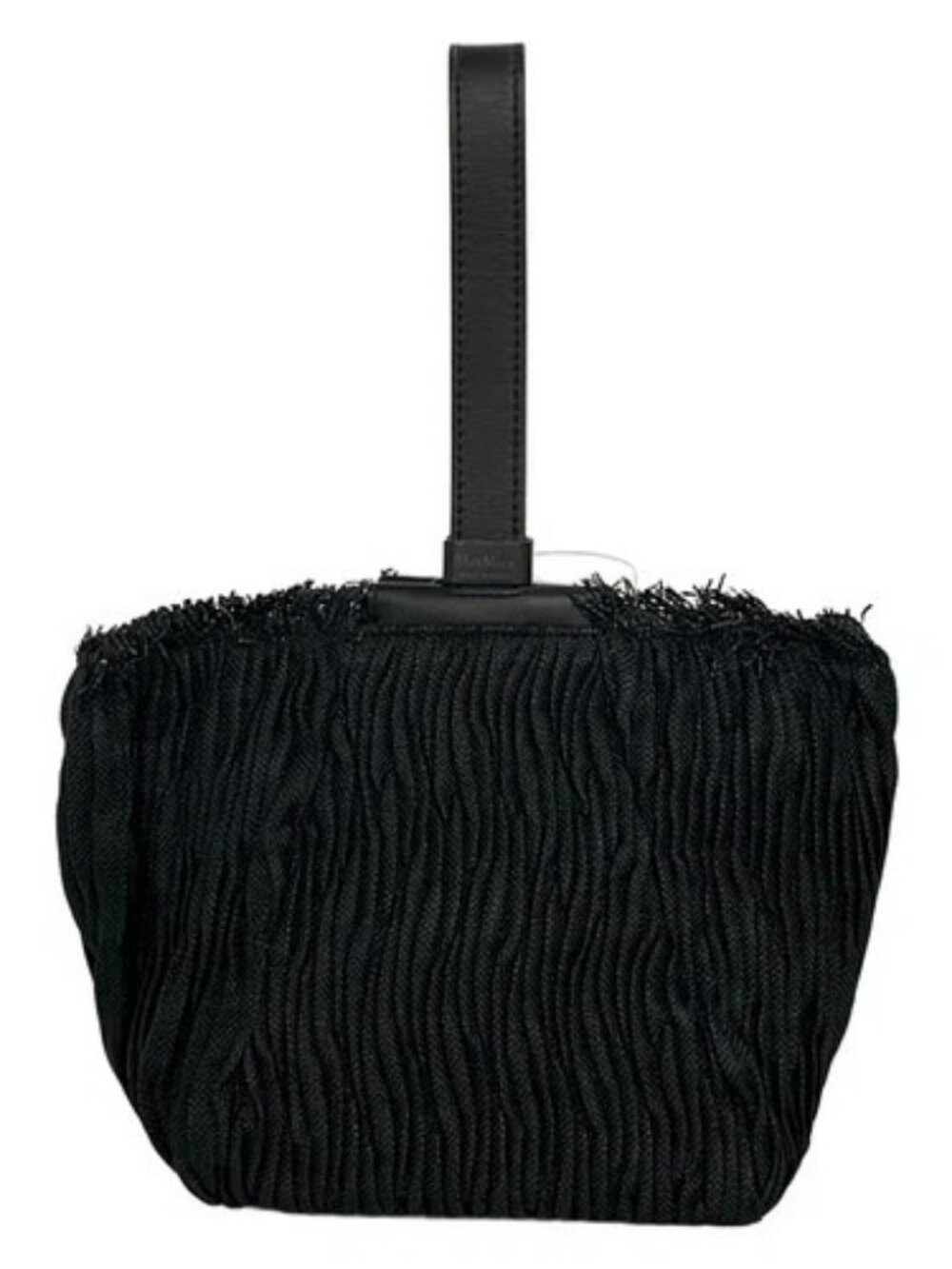 Max Mara Black Synthetic Leather Chemical Fiber Handbag